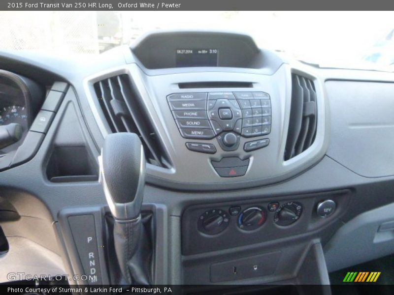 Controls of 2015 Transit Van 250 HR Long