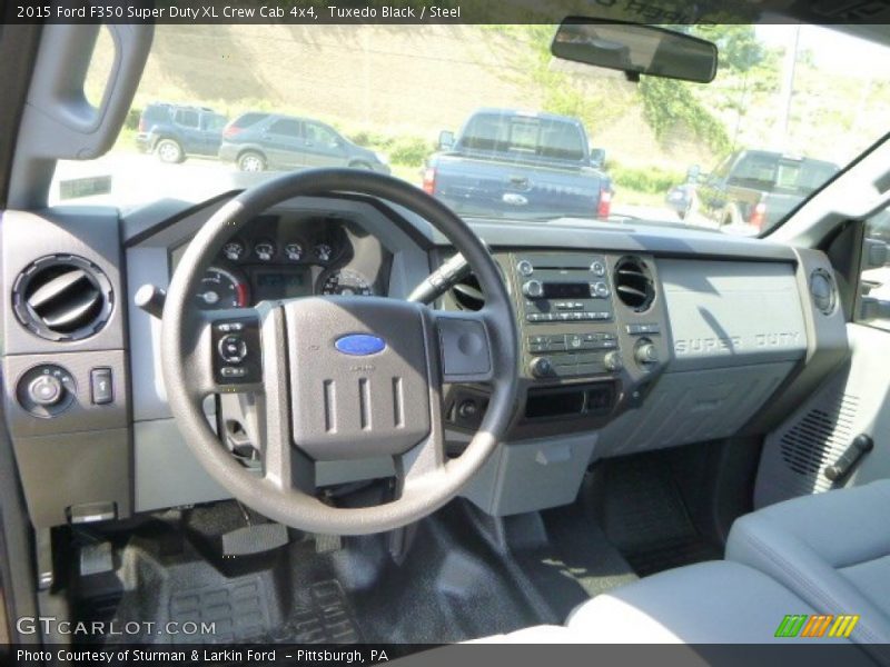 Tuxedo Black / Steel 2015 Ford F350 Super Duty XL Crew Cab 4x4