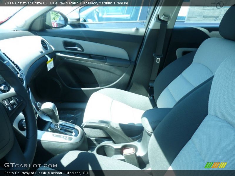 Blue Ray Metallic / Jet Black/Medium Titanium 2014 Chevrolet Cruze LS