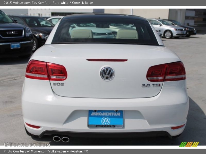 Pure White / Cornsilk Beige 2015 Volkswagen Eos Komfort
