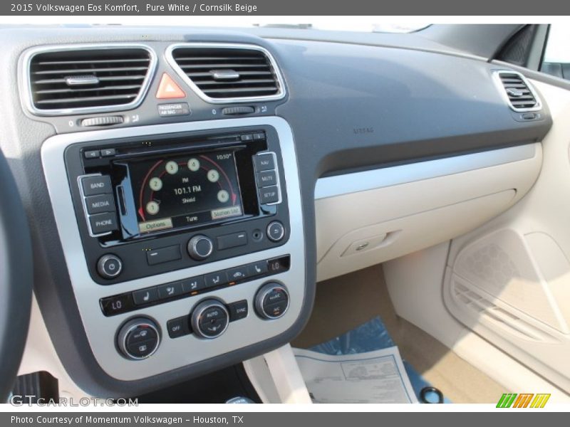 Pure White / Cornsilk Beige 2015 Volkswagen Eos Komfort