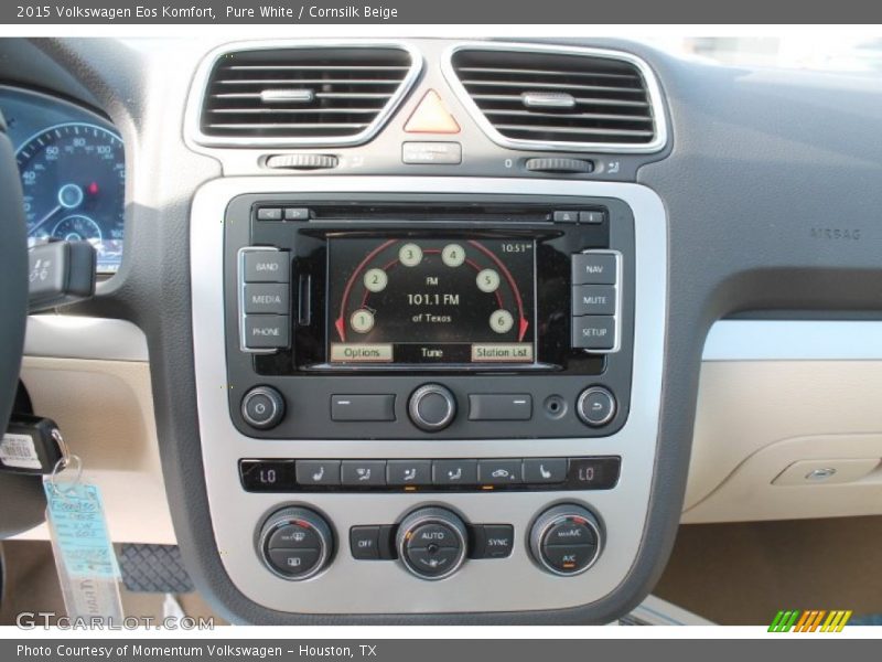 Controls of 2015 Eos Komfort