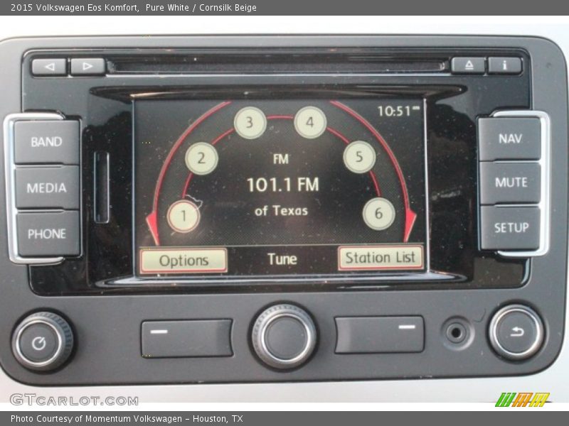 Controls of 2015 Eos Komfort