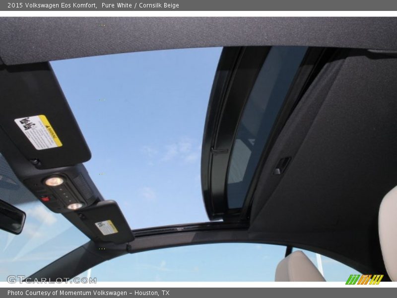 Sunroof of 2015 Eos Komfort