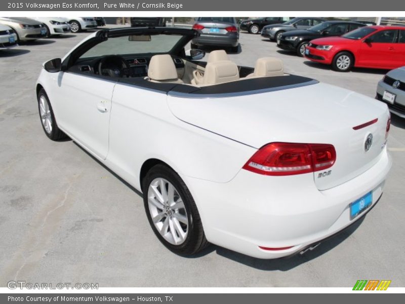 Pure White / Cornsilk Beige 2015 Volkswagen Eos Komfort