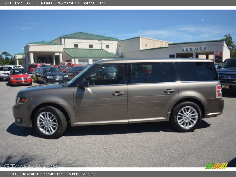 Mineral Gray Metallic / Charcoal Black 2013 Ford Flex SEL