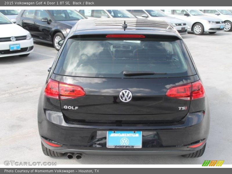 Black / Black 2015 Volkswagen Golf 4 Door 1.8T SE