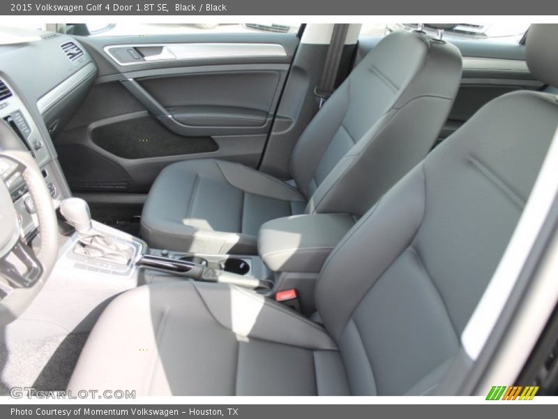 Black / Black 2015 Volkswagen Golf 4 Door 1.8T SE