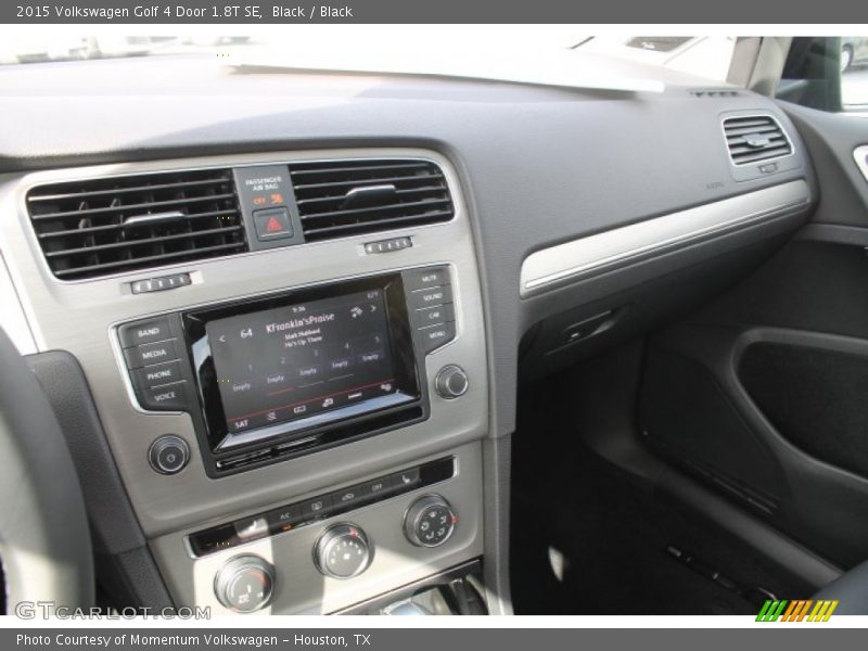 Black / Black 2015 Volkswagen Golf 4 Door 1.8T SE