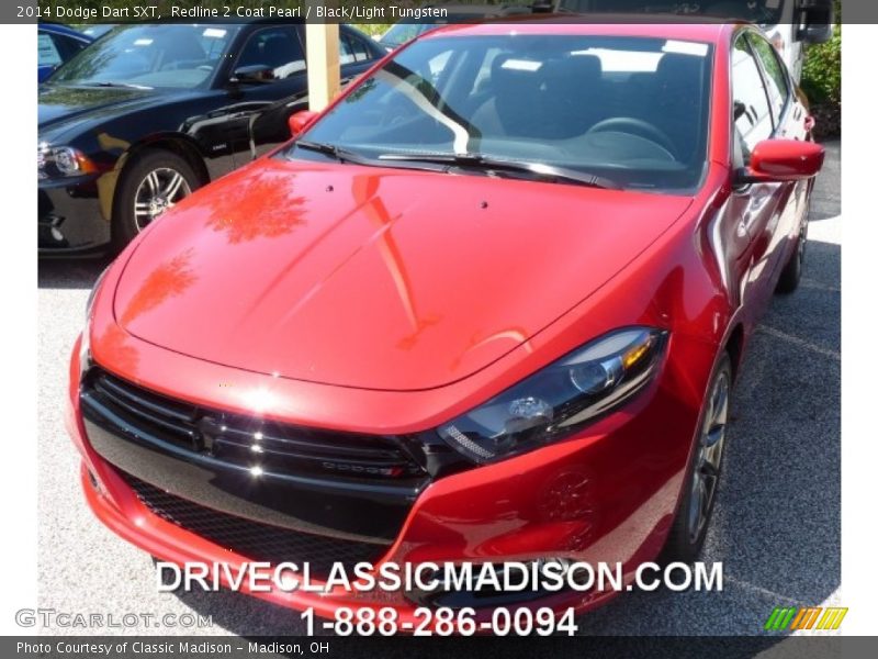 Redline 2 Coat Pearl / Black/Light Tungsten 2014 Dodge Dart SXT