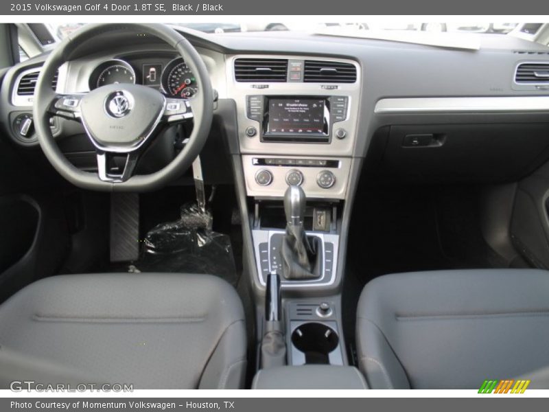 Black / Black 2015 Volkswagen Golf 4 Door 1.8T SE