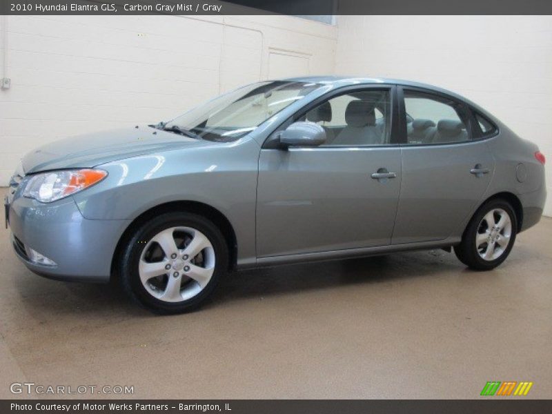 Carbon Gray Mist / Gray 2010 Hyundai Elantra GLS