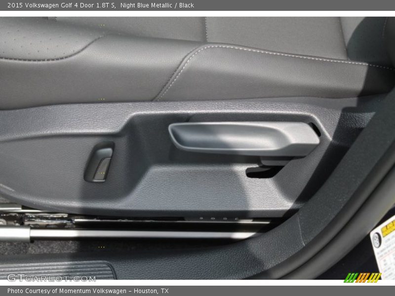 Night Blue Metallic / Black 2015 Volkswagen Golf 4 Door 1.8T S