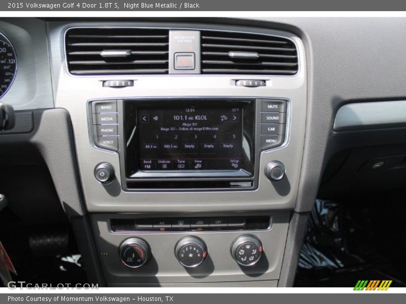 Night Blue Metallic / Black 2015 Volkswagen Golf 4 Door 1.8T S