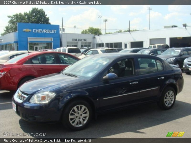 Dark Blue Metallic / Cashmere Beige 2007 Chevrolet Malibu LS Sedan