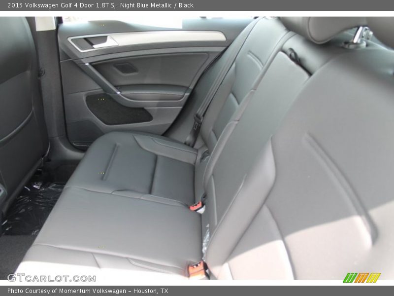 Night Blue Metallic / Black 2015 Volkswagen Golf 4 Door 1.8T S
