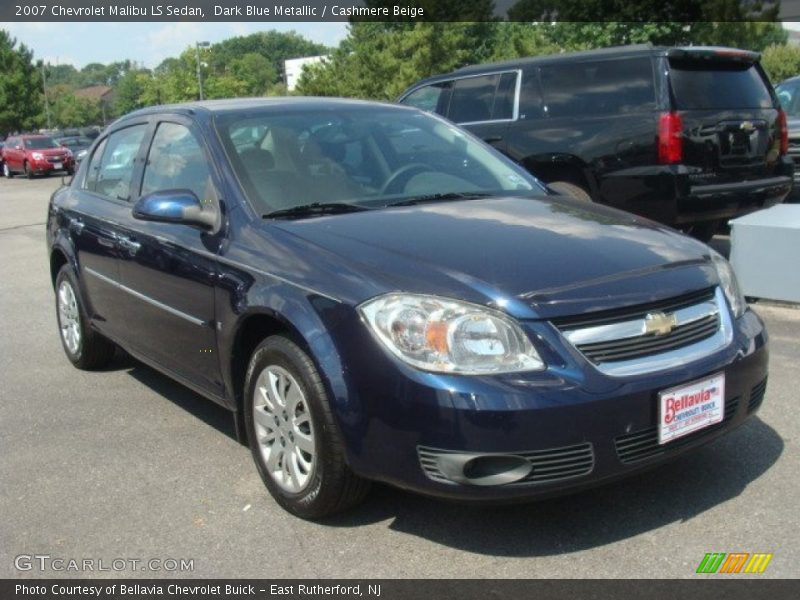 Dark Blue Metallic / Cashmere Beige 2007 Chevrolet Malibu LS Sedan