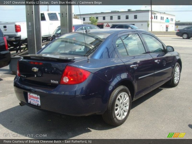 Dark Blue Metallic / Cashmere Beige 2007 Chevrolet Malibu LS Sedan