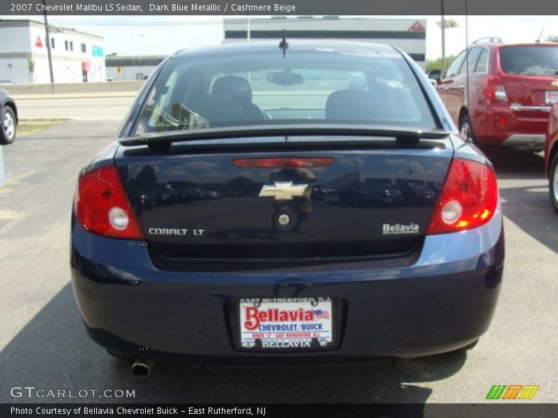 Dark Blue Metallic / Cashmere Beige 2007 Chevrolet Malibu LS Sedan