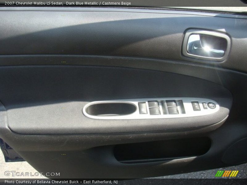 Dark Blue Metallic / Cashmere Beige 2007 Chevrolet Malibu LS Sedan
