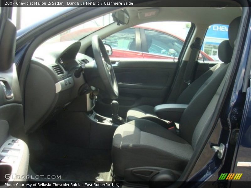 Dark Blue Metallic / Cashmere Beige 2007 Chevrolet Malibu LS Sedan