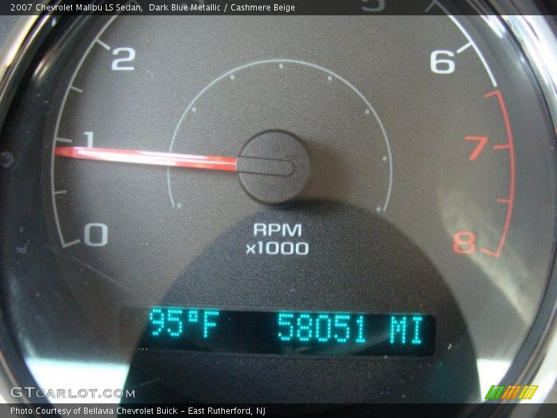 Dark Blue Metallic / Cashmere Beige 2007 Chevrolet Malibu LS Sedan
