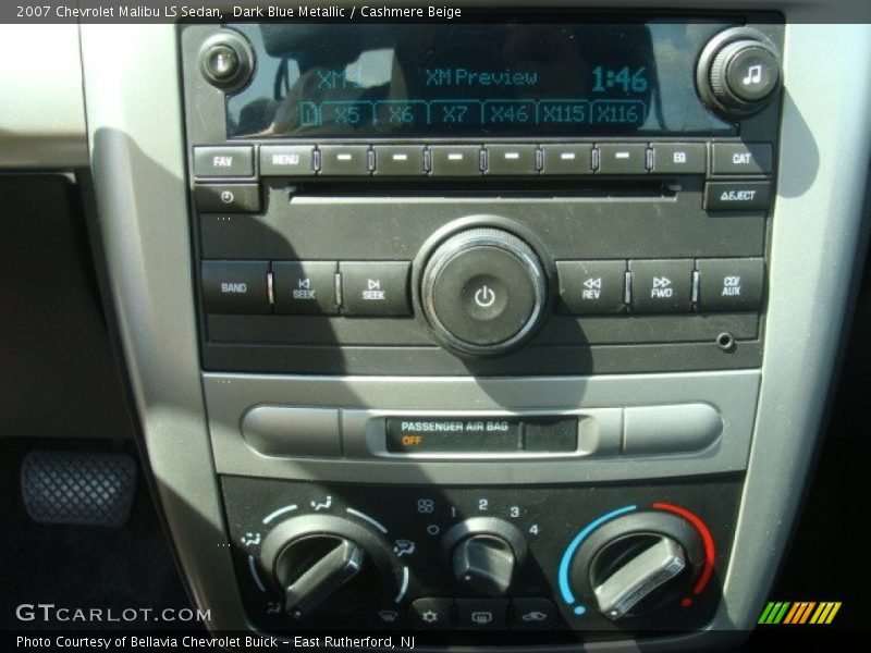 Dark Blue Metallic / Cashmere Beige 2007 Chevrolet Malibu LS Sedan