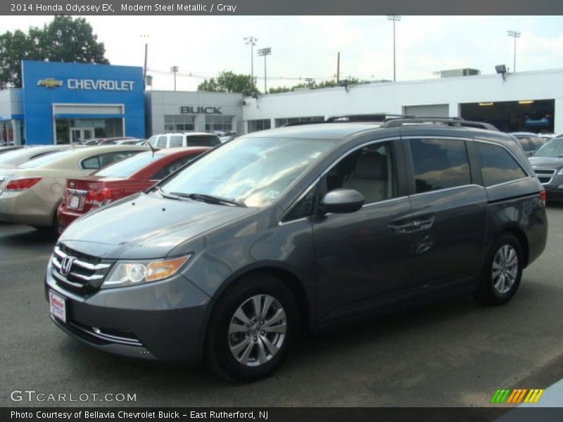 Modern Steel Metallic / Gray 2014 Honda Odyssey EX