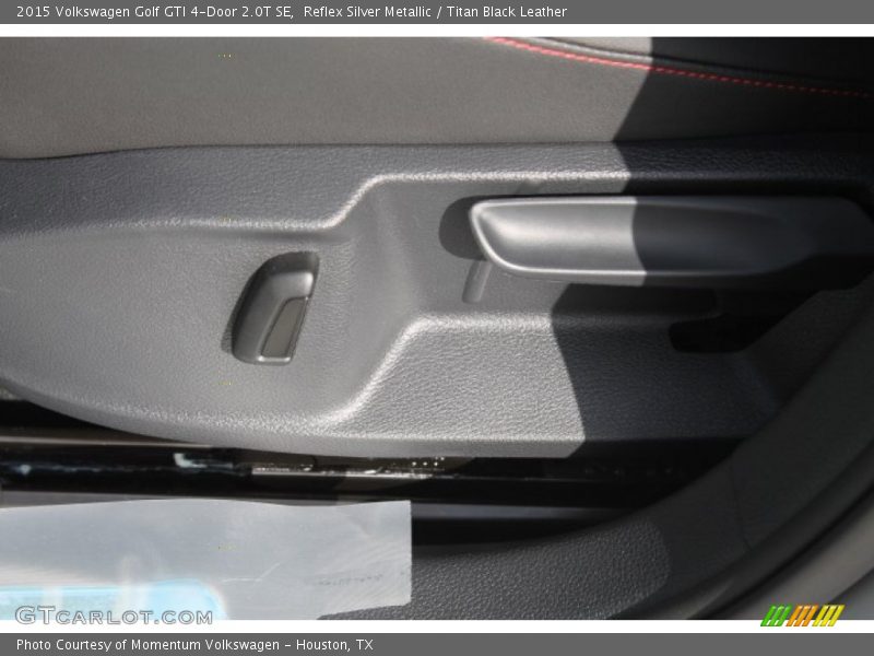 Reflex Silver Metallic / Titan Black Leather 2015 Volkswagen Golf GTI 4-Door 2.0T SE