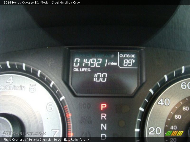 Modern Steel Metallic / Gray 2014 Honda Odyssey EX