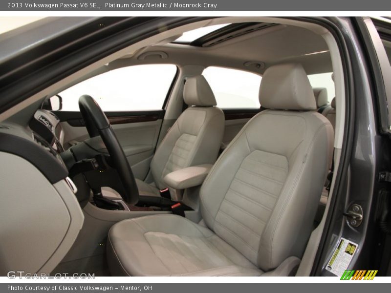  2013 Passat V6 SEL Moonrock Gray Interior