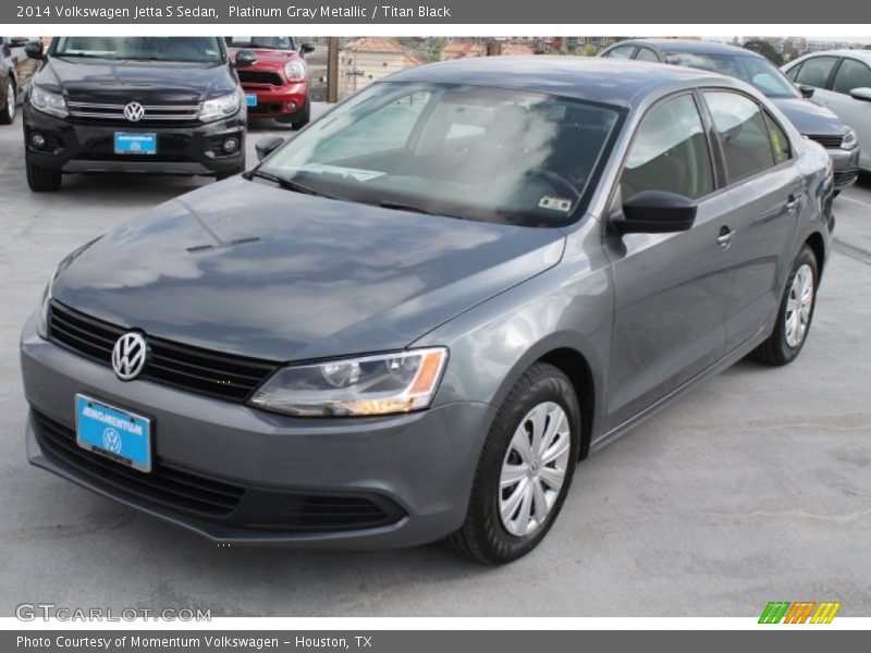 Platinum Gray Metallic / Titan Black 2014 Volkswagen Jetta S Sedan