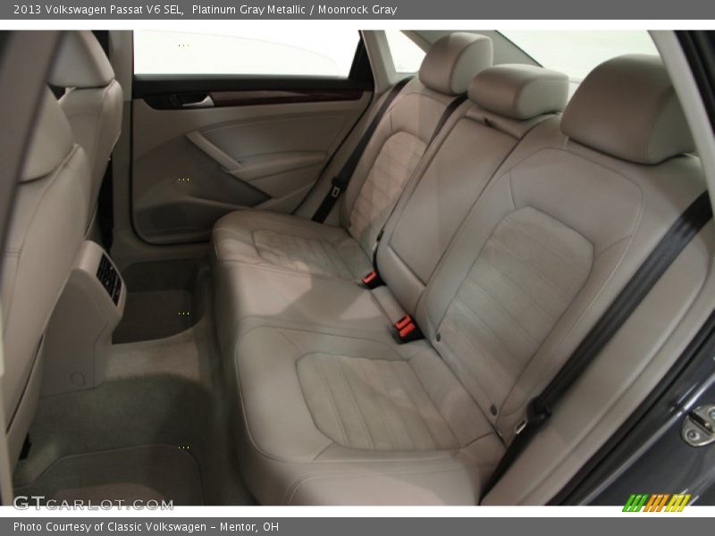Rear Seat of 2013 Passat V6 SEL