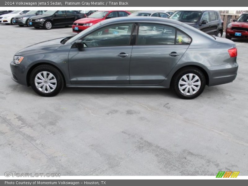 Platinum Gray Metallic / Titan Black 2014 Volkswagen Jetta S Sedan