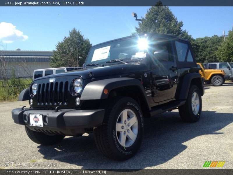 Black / Black 2015 Jeep Wrangler Sport S 4x4