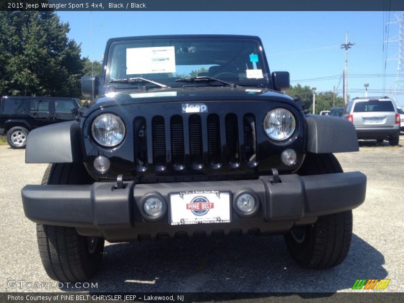 Black / Black 2015 Jeep Wrangler Sport S 4x4