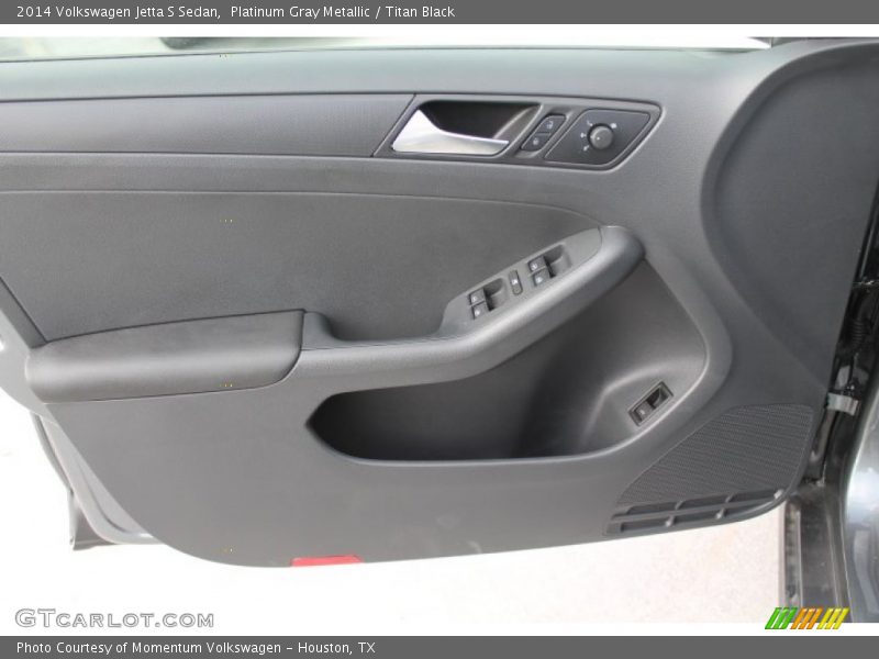 Platinum Gray Metallic / Titan Black 2014 Volkswagen Jetta S Sedan