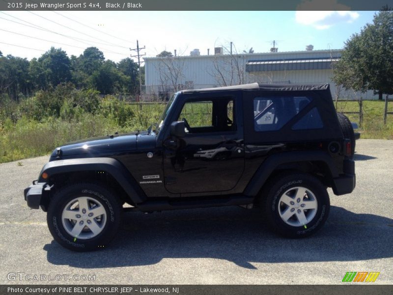 Black / Black 2015 Jeep Wrangler Sport S 4x4