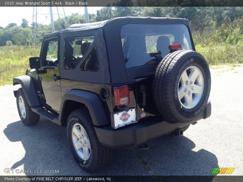 Black / Black 2015 Jeep Wrangler Sport S 4x4