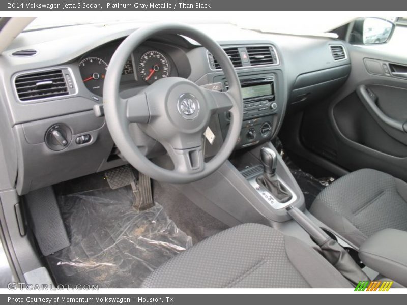 Platinum Gray Metallic / Titan Black 2014 Volkswagen Jetta S Sedan