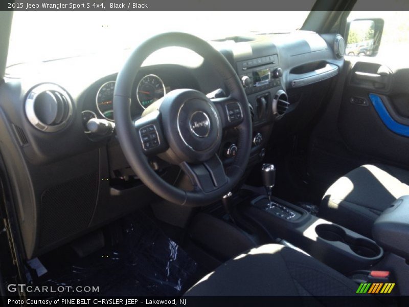 Black / Black 2015 Jeep Wrangler Sport S 4x4