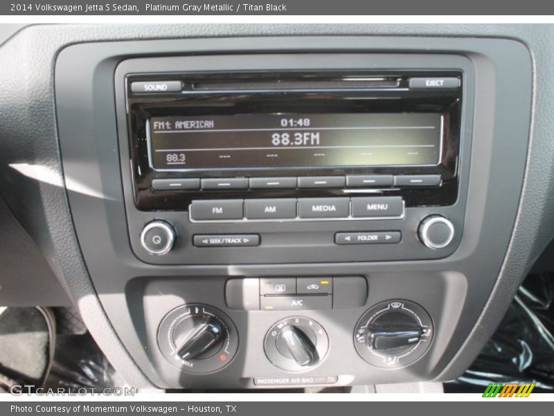 Platinum Gray Metallic / Titan Black 2014 Volkswagen Jetta S Sedan