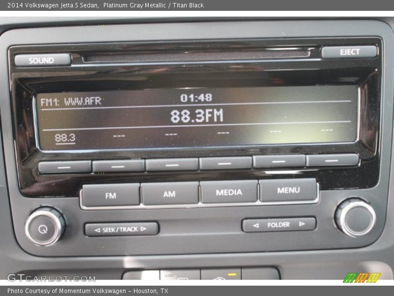 Platinum Gray Metallic / Titan Black 2014 Volkswagen Jetta S Sedan