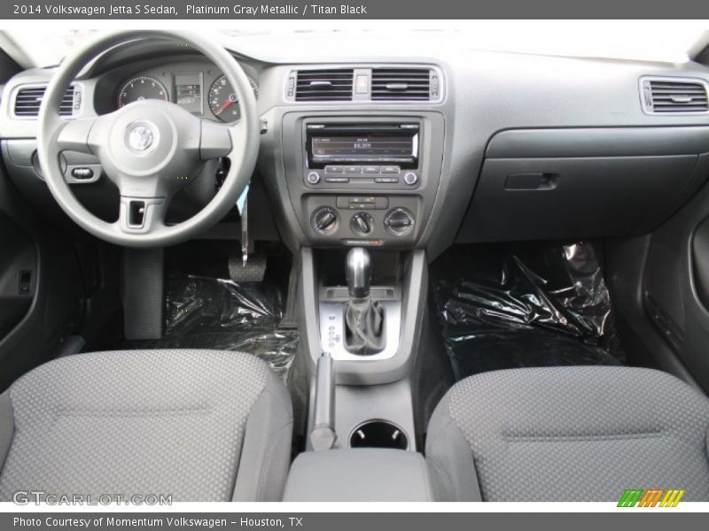 Platinum Gray Metallic / Titan Black 2014 Volkswagen Jetta S Sedan