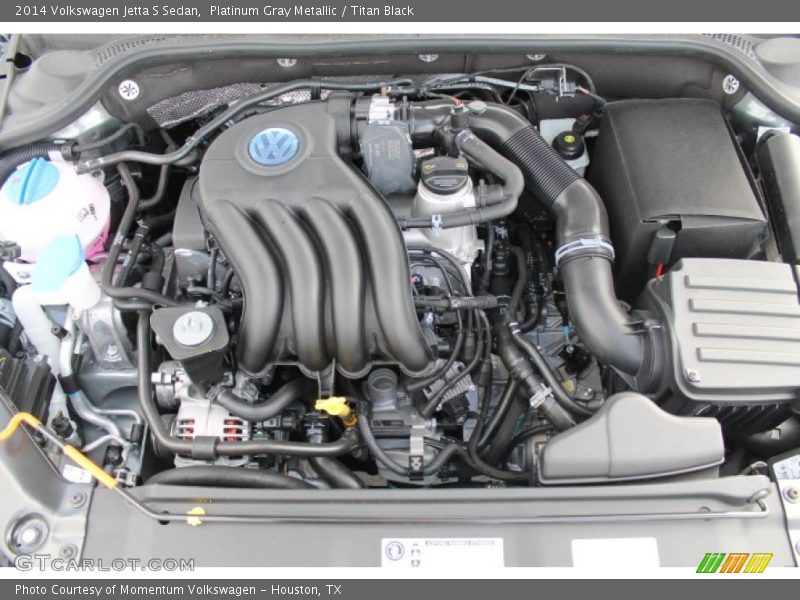 Platinum Gray Metallic / Titan Black 2014 Volkswagen Jetta S Sedan