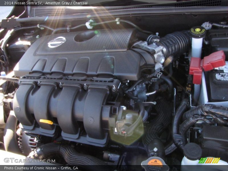 Amethyst Gray / Charcoal 2014 Nissan Sentra SV