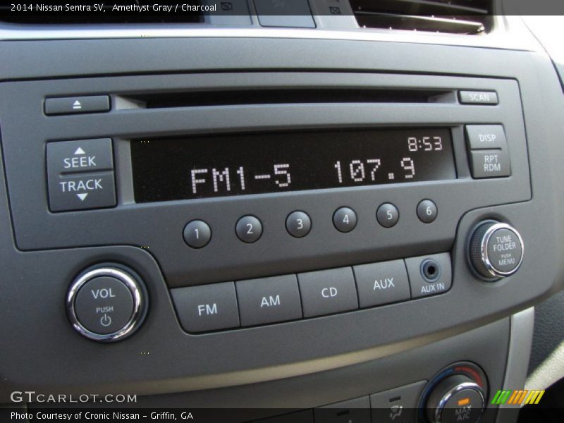 Amethyst Gray / Charcoal 2014 Nissan Sentra SV