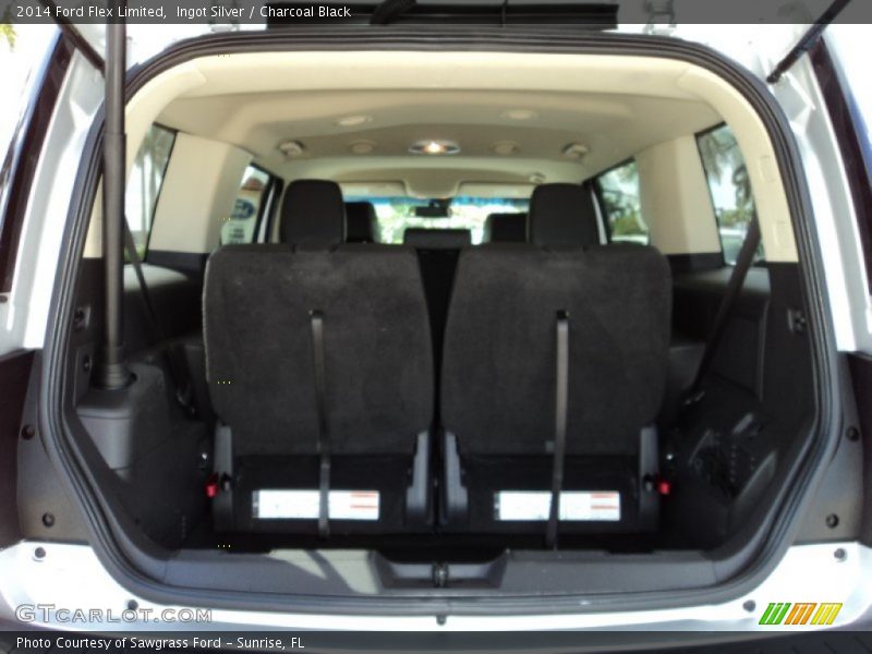 Ingot Silver / Charcoal Black 2014 Ford Flex Limited