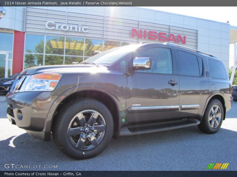 Java Metallic / Reserve Chocolate/Almond 2014 Nissan Armada Platinum