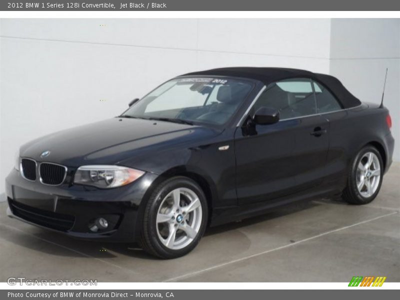 Jet Black / Black 2012 BMW 1 Series 128i Convertible